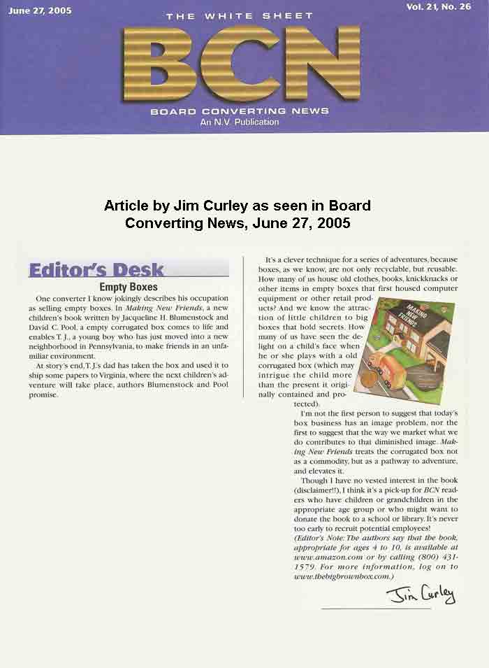 Article in Board Converter News - 05-27-2005